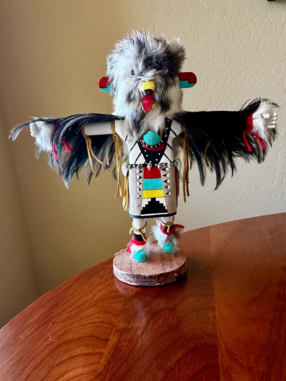 Kachina Doll Handmade. Preowned in good condition. Unsigned. Read description.